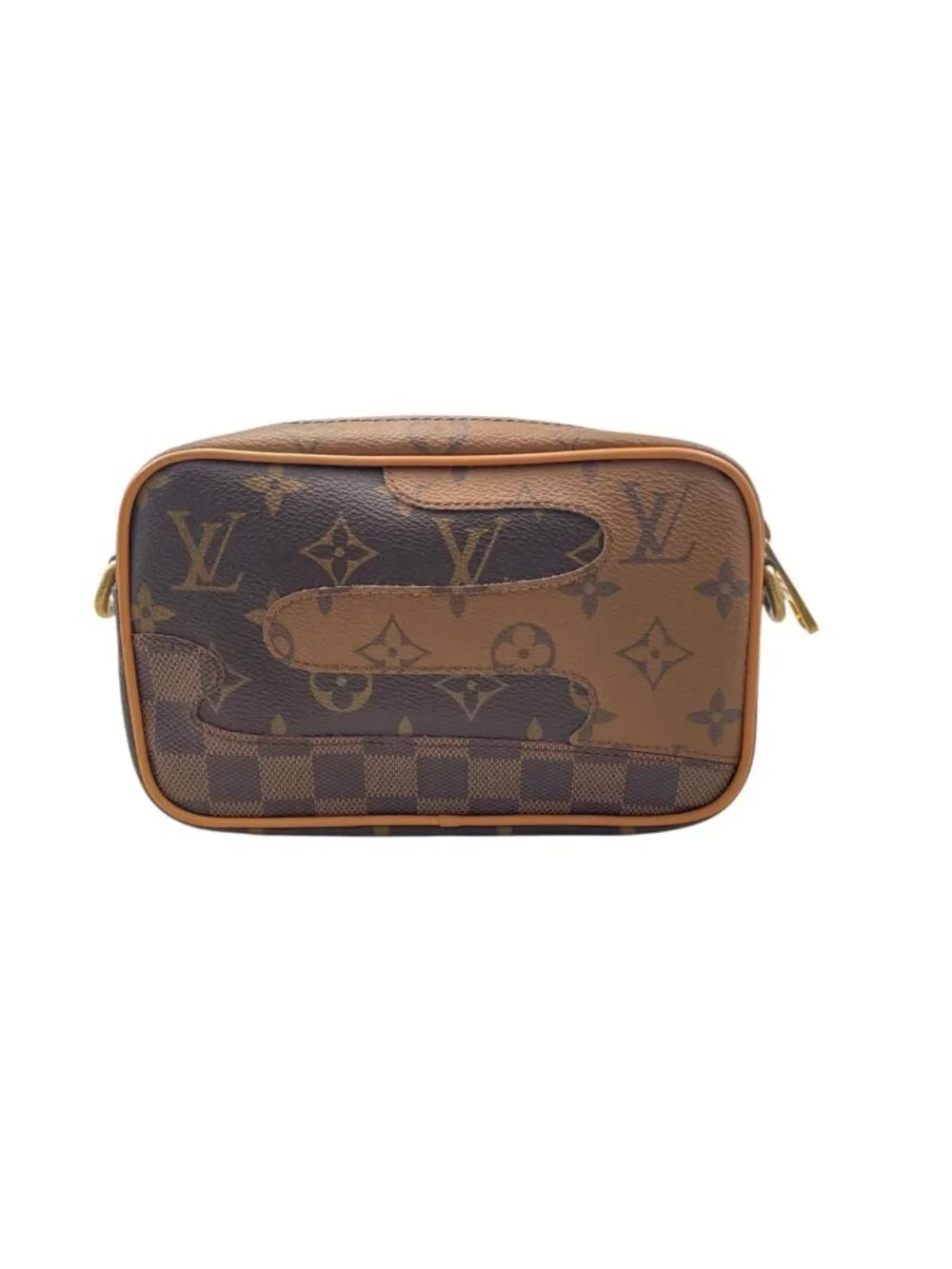 Louis Vuitton Belt Bag Trocadero Wearable Wallet Monogram Damier Leather Brown